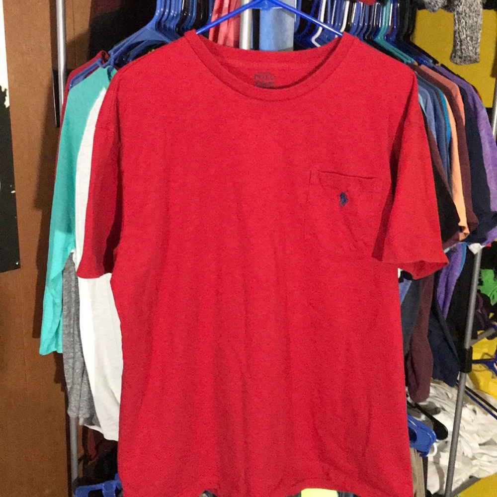 Ralph Lauren Pocket T-shirt - Large